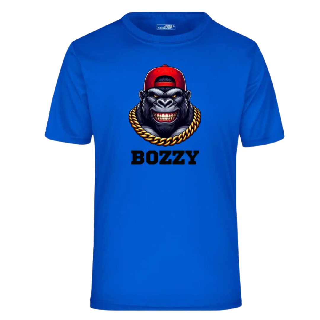 Bozzy Urban Beast Graphic Tee - Bold Edition Blue
